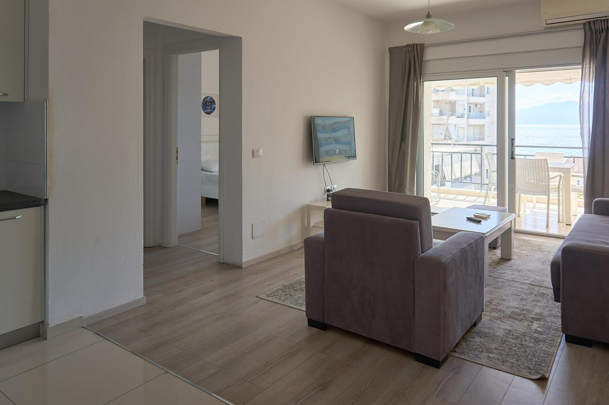 Morina Sea View Apartment Sarandë エクステリア 写真