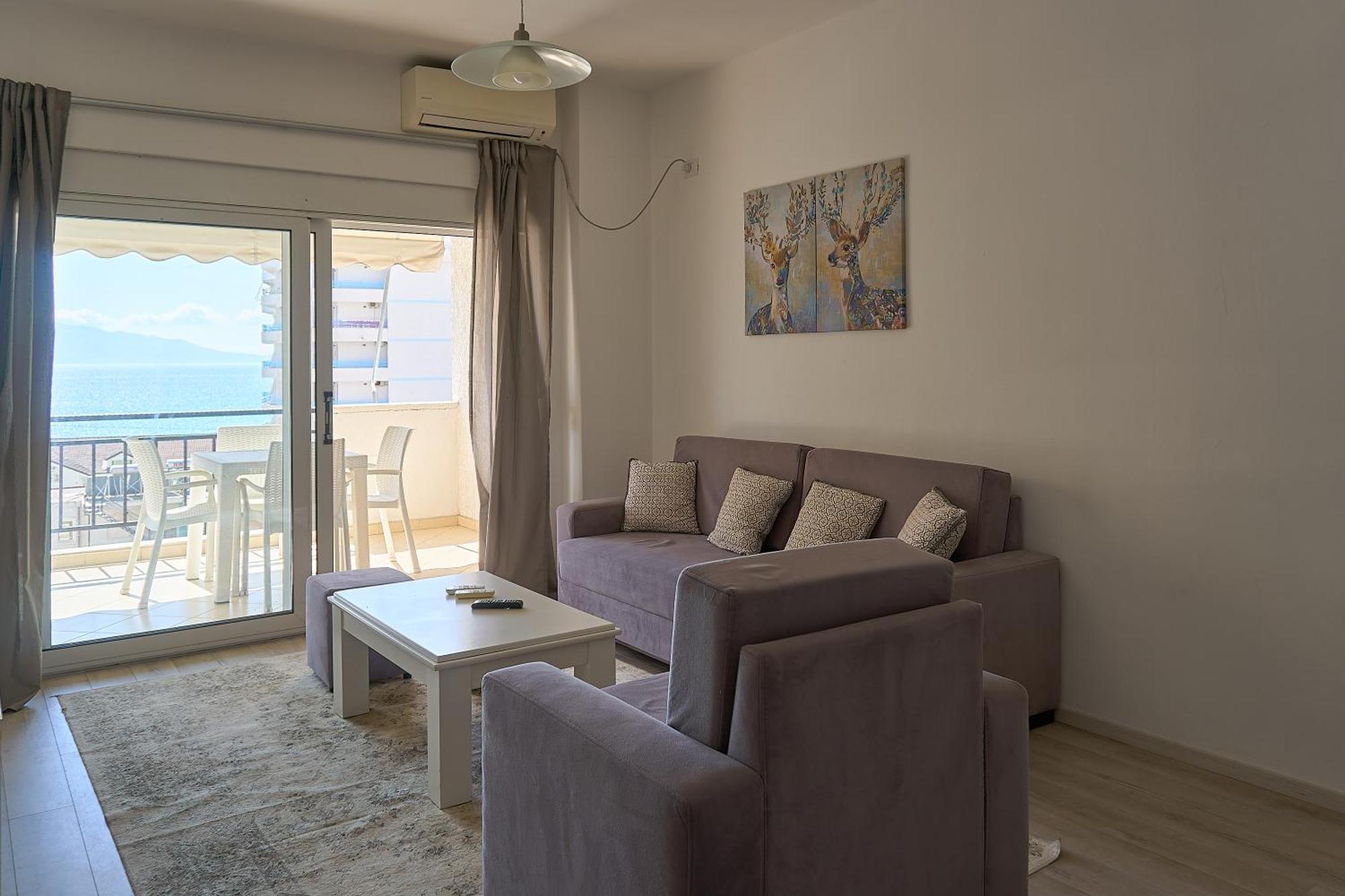 Morina Sea View Apartment Sarandë エクステリア 写真